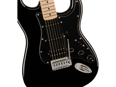 Squier Squier Sonic[REG] Stratocaster[REG] HSS, Maple Fingerboard, Black Pickguard, Black click to zoom image