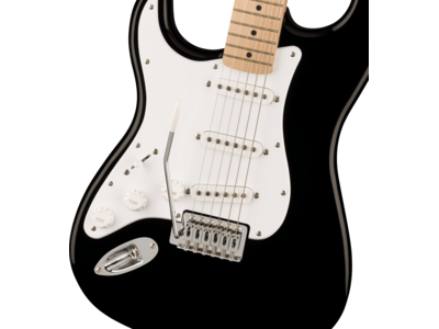 Squier Squier Sonic[REG] Stratocaster[REG] Left-Handed, Maple Fingerboard, White Pickguard, Black click to zoom image
