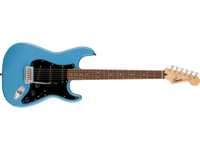Squier Squier Sonic® Stratocaster®, Laurel Fingerboard, Black Pickguard, California Blue