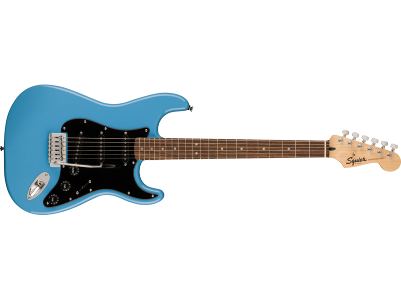 Squier Squier Sonic[REG] Stratocaster[REG], Laurel Fingerboard, Black Pickguard, California Blue click to zoom image