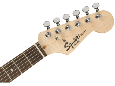 Squier Mini Stratocaster[REG], Laurel Fingerboard, White Pickguard, Black click to zoom image
