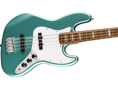 Squier Affinity Series[REG] Active Jazz Bass[REG], Laurel Fingerboard, White Pickguard, Mystic Sea Foam Green click to zoom image
