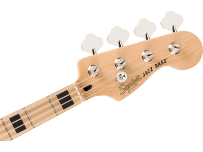 Squier Affinity Series[REG] Active Jazz Bass[REG], Maple Fingerboard, Black Pickguard, Olympic White click to zoom image