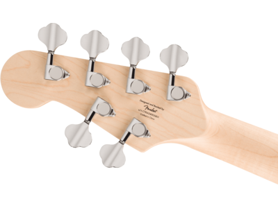 Squier Affinity Series[REG] Jazz Bass[REG] VI, Laurel Fingerboard, Black Pickguard, Black Metallic click to zoom image