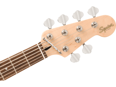 Squier Affinity Series[REG] Jazz Bass[REG] VI, Laurel Fingerboard, Black Pickguard, Black Metallic click to zoom image