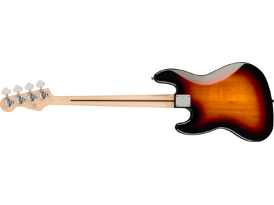 Squier Affinity Series[REG] Jazz Bass[REG], Maple Fingerboard, White Pickguard, 3-Color Sunburst click to zoom image