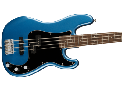 Squier Affinity Series[REG] Precision Bass[REG] PJ, Laurel Fingerboard, Black Pickguard, Lake Placid Blue click to zoom image
