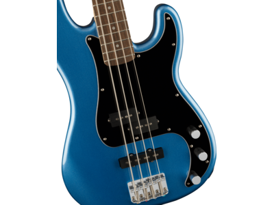 Squier Affinity Series[REG] Precision Bass[REG] PJ, Laurel Fingerboard, Black Pickguard, Lake Placid Blue click to zoom image