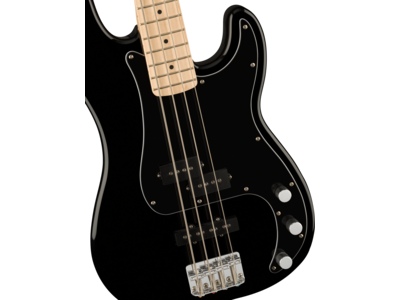 Squier Affinity Series[REG] Precision Bass[REG] PJ, Maple Fingerboard, Black Pickguard, Black click to zoom image
