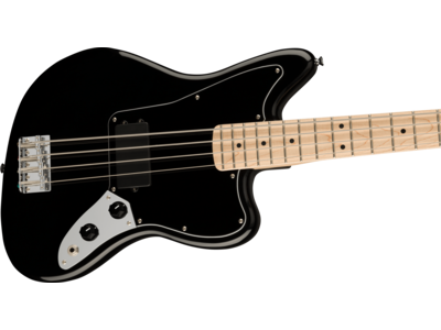 Squier Affinity Series[REG] Jaguar[REG] Bass H, Maple Fingerboard, Black Pickguard, Black click to zoom image