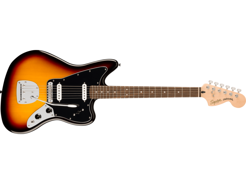 Squier Affinity Series[REG] Jaguar[REG], Laurel Fingerboard, Black Pickguard, 3-Color Sunburst click to zoom image
