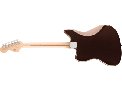 Squier Affinity Series[REG] Jaguar[REG], Maple Fingerboard, White Pickguard, Mystic Metallic Brown click to zoom image