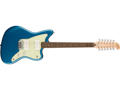 Squier Paranormal Jazzmaster® XII, Laurel Fingerboard, Mint Pickguard, Lake Placid Blue 