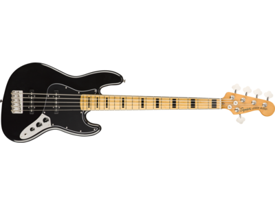 Squier Classic Vibe '70s Jazz Bass® V, Maple Fingerboard, Black
