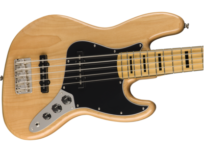 Squier Classic Vibe '70s Jazz Bass[REG] V, Maple Fingerboard, Natural click to zoom image