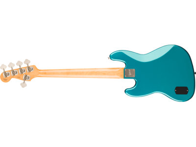 Squier Classic Vibe[TM] Active '70s Jazz Bass[REG] V, Maple Fingerboard, Parchment Pickguard, Ocean Turquoise click to zoom image