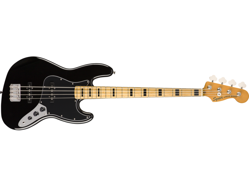 Squier Classic Vibe '70s Jazz Bass[REG], Maple Fingerboard, Black click to zoom image