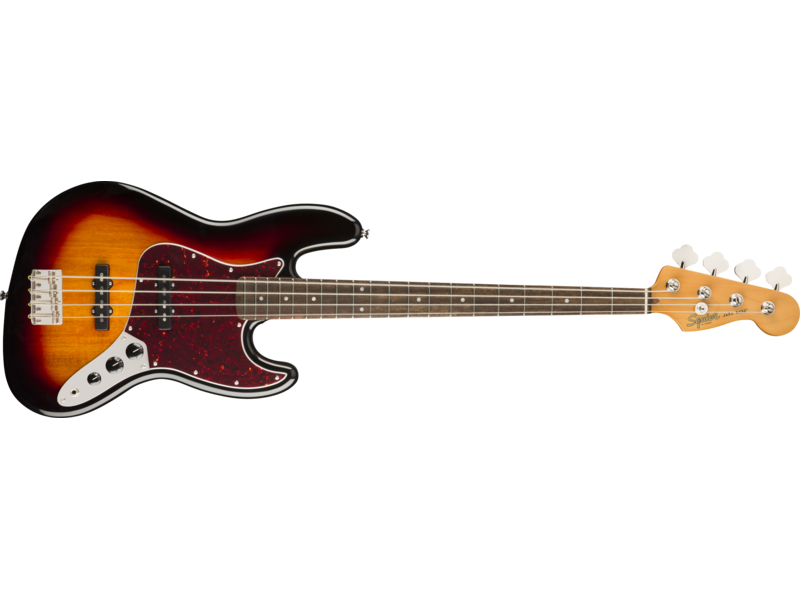 Squier Classic Vibe '60s Jazz Bass[REG], Laurel Fingerboard, 3-Color Sunburst click to zoom image