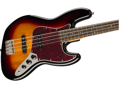 Squier Classic Vibe '60s Jazz Bass[REG], Laurel Fingerboard, 3-Color Sunburst click to zoom image