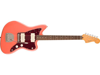 Squier Classic Vibe<sup>TM</sup> '60s Jazzmaster®, Laurel Fingerboard, Tortoishell Pickguard, Tahitian Coral 