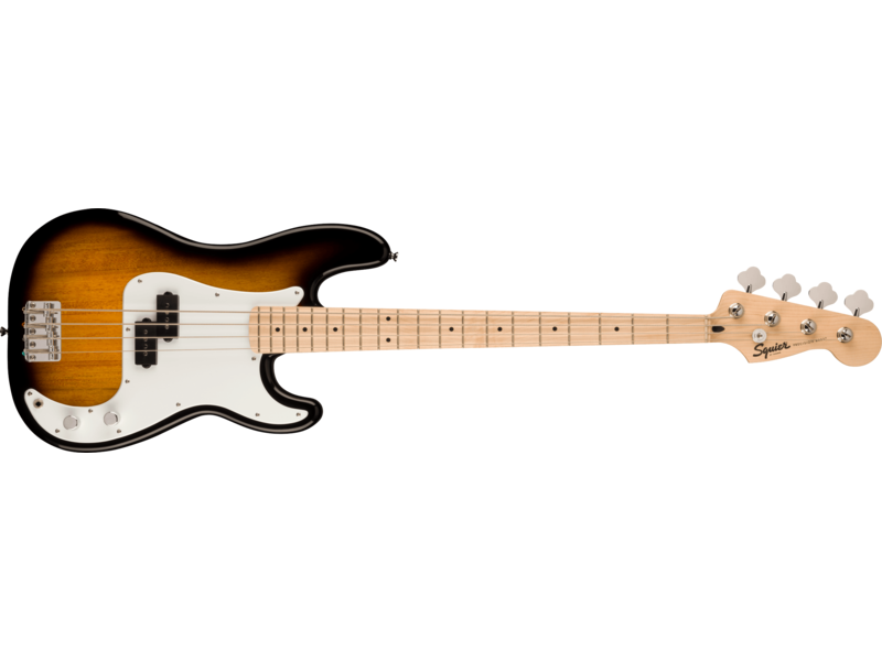 Squier Squier Sonic[REG] Precision Bass[REG], Maple Fingerboard, White Pickguard, 2-Color Sunburst click to zoom image