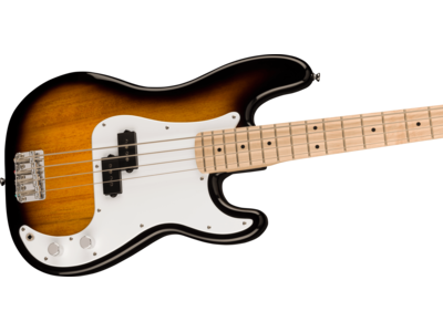 Squier Squier Sonic[REG] Precision Bass[REG], Maple Fingerboard, White Pickguard, 2-Color Sunburst click to zoom image