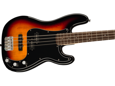 Squier Affinity Series[REG] Precision Bass[REG] PJ Pack, Laurel Fingerboard, 3-Color Sunburst, Gig Bag, Rumble 15 - 230V UK click to zoom image