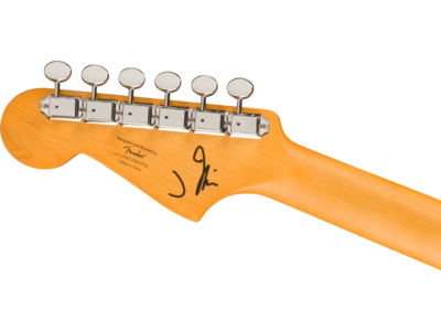 Squier J Mascis Jazzmaster[REG], Laurel Fingerboard, Gold Anodized Pickguard, Vintage White click to zoom image
