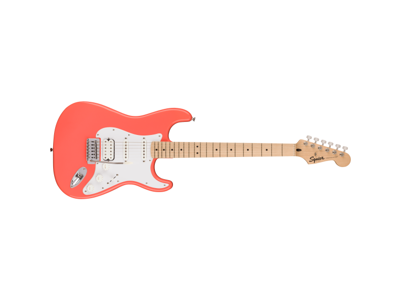 Squier Sonic Stratocaster HSS Tahitian Coral Electric Guitar click to zoom image
