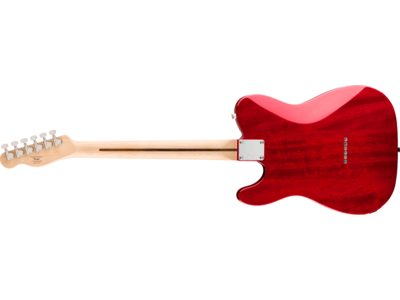 Squier Affinity Series[REG] Telecaster[REG] FMT SH, Laurel Fingerboard, White Pickguard, Crimson Red Transparent click to zoom image