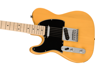 Squier Affinity Series[REG] Telecaster[REG] Left-Handed, Maple Fingerboard, Black Pickguard, Butterscotch Blonde click to zoom image