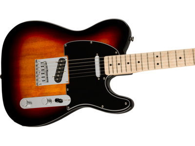Squier Affinity Series[REG] Telecaster[REG], Maple Fingerboard, Black Pickguard, 3-Color Sunburst click to zoom image