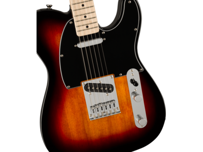 Squier Affinity Series[REG] Telecaster[REG], Maple Fingerboard, Black Pickguard, 3-Color Sunburst click to zoom image