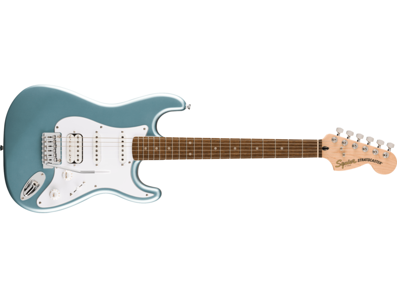 Squier Affinity Series[REG] Stratocaster[REG] Junior HSS, Laurel Fingerboard, White Pickguard, Ice Blue Metallic click to zoom image