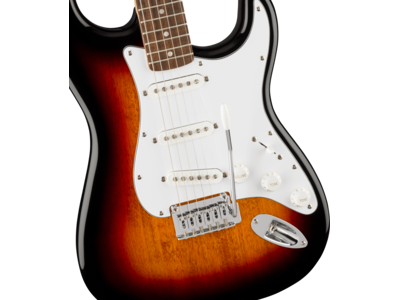Squier Affinity Series[REG] Stratocaster[REG], Laurel Fingerboard, White Pickguard, 3-Color Sunburst click to zoom image