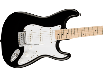 Squier Affinity Series[REG] Stratocaster[REG], Maple Fingerboard, White Pickguard, Black click to zoom image