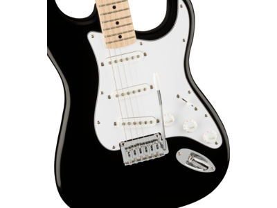 Squier Affinity Series[REG] Stratocaster[REG], Maple Fingerboard, White Pickguard, Black click to zoom image