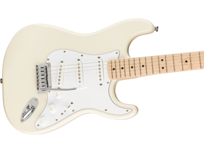Squier Affinity Series[REG] Stratocaster[REG], Maple Fingerboard, White Pickguard, Olympic White click to zoom image