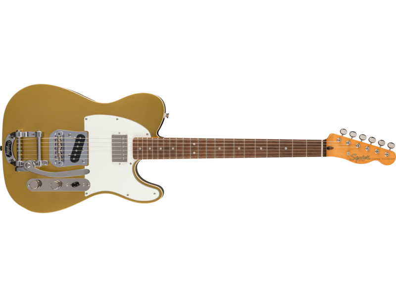 Squier Classic Vibe[TM] Custom Telecaster[REG] SH with Bigsby, Parchment Pickguard, Aztec Gold click to zoom image