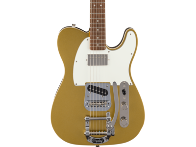 Squier Classic Vibe[TM] Custom Telecaster[REG] SH with Bigsby, Parchment Pickguard, Aztec Gold click to zoom image