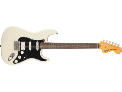 Squier Classic Vibe<sup>TM</sup> '70s Stratocaster® HT HSS, Laurel Fingerboard, Black Pickguard, Olympic White 