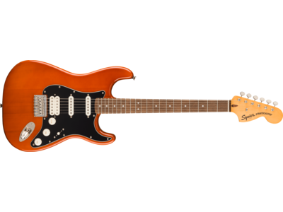 Squier Classic Vibe<sup>TM</sup> '70s Stratocaster® HT HSS, Laurel Fingerboard, Black Pickguard, Mocha 