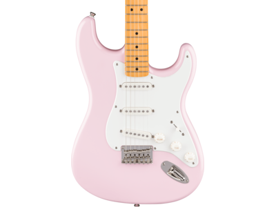 Squier Classic Vibe[TM] '50s Stratocaster[REG] HT, Maple Fingerboard, Parchment Pickguard, Shell Pink click to zoom image