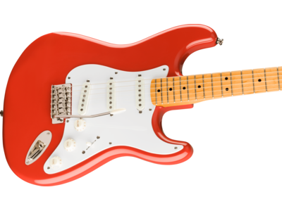Squier Classic Vibe '50s Stratocaster[REG], Maple Fingerboard, Fiesta Red click to zoom image