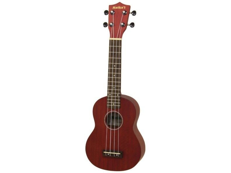Aria Maikai MKU1 Soprano Ukulele with Bag, Red click to zoom image