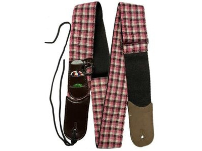 RockYou Guitar Strap Pic & Capo Holder Checker