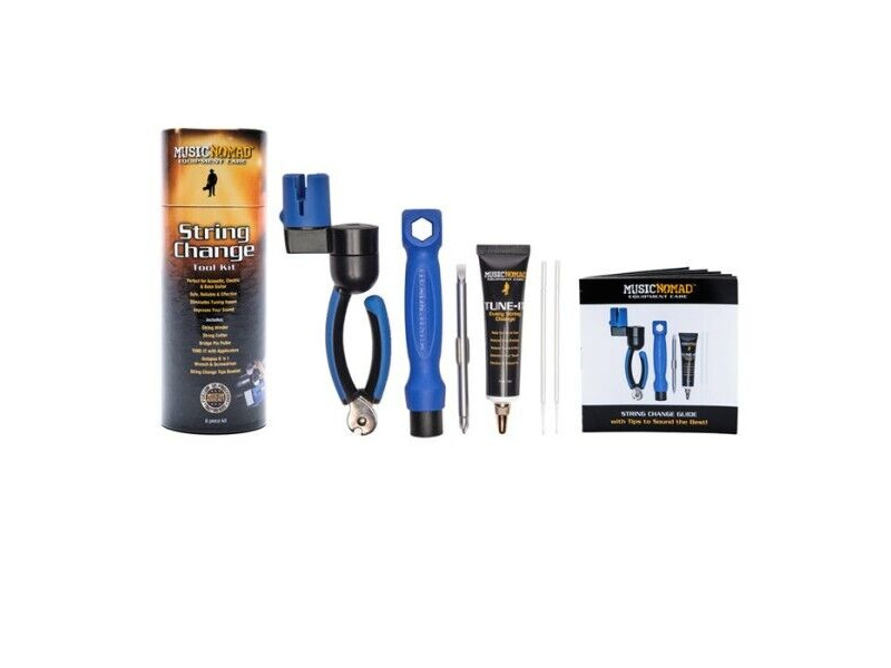 Music Nomad MN218 String Change Tool Kit – 6 Piece Guitar Maintenance Set click to zoom image