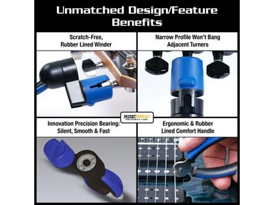 Music Nomad MN218 String Change Tool Kit – 6 Piece Guitar Maintenance Set click to zoom image