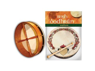 Waltons 8" Bodhran Claddagh Ring 