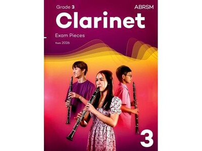 ABRSM Clarinet Exam Pieces from 2026 Grade 3